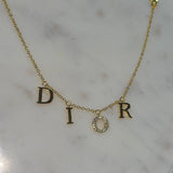 Gold CD Necklace