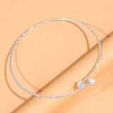 CRYSTAL | SILVER NECKLACE