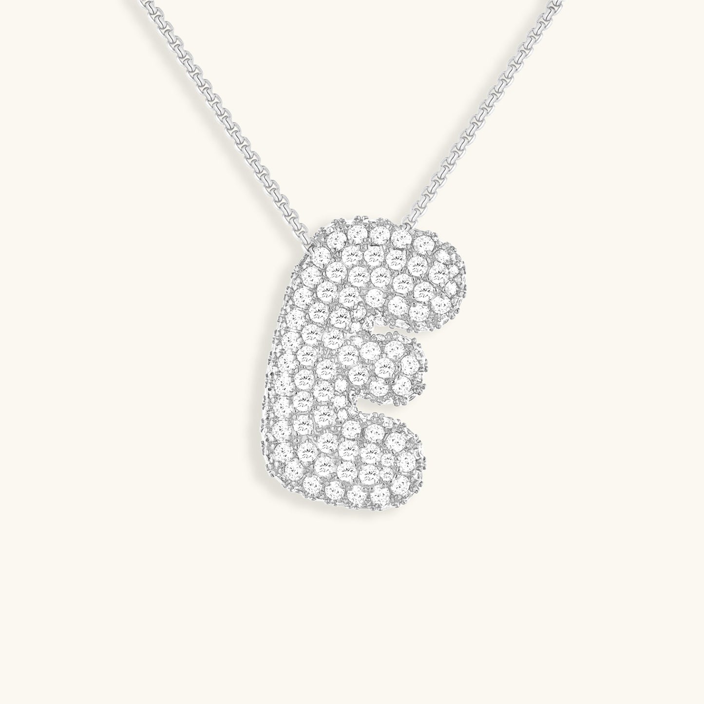 BULLE | Diamond Initial Necklace