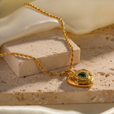 Caelus Gold Heart Necklace