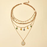FOR HER | Multi-layer crystal necklace