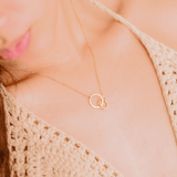 Isabelle Gold Hoop Necklace