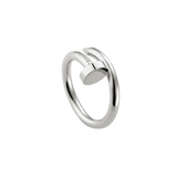 SILVER NAIL RING