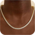 Tennis Necklace in gold