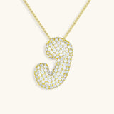 BULLE | Diamond Initial Necklace