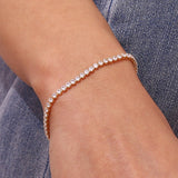 Tennis bracelet stone detail