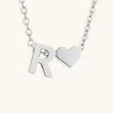 Ria Initial Letter Gold Necklace