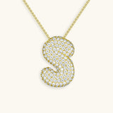 BULLE | Diamond Initial Necklace