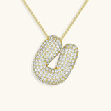 BULLE | Diamond Initial Necklace
