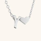 Ria Initial Letter Gold Necklace