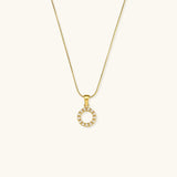 Augustine Initial Letter Pearl Necklace