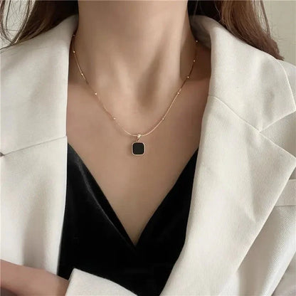 BLACK Necklace | Black