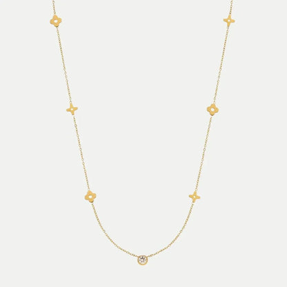CARRIE Clover Necklace | Gold