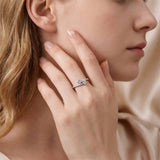 Double Heart Promise Ring