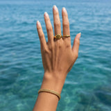 Gold Mesh Chain Bracelet