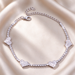 Heart Tennis Anklet