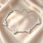 Heart Tennis Anklet