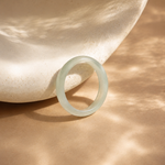 Jade Green Band Ring