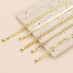 Paperclip and Herringbone Bracelet Stack
