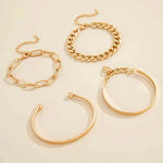 Twisted rope bangle from the set