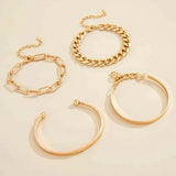 Twisted rope bangle from the set
